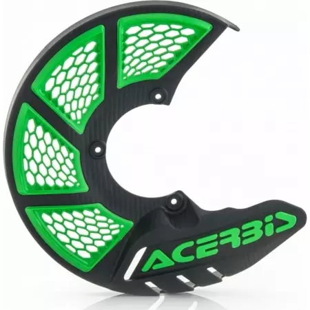 Protège-Disque De Frein Acerbis X-Brake Vented Noir Vert