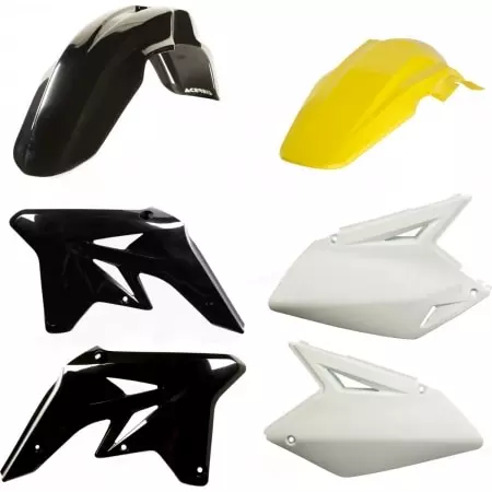 Kit Plastiques Acerbis Suzuki RMZ 250 2007-09 Noir Jaune