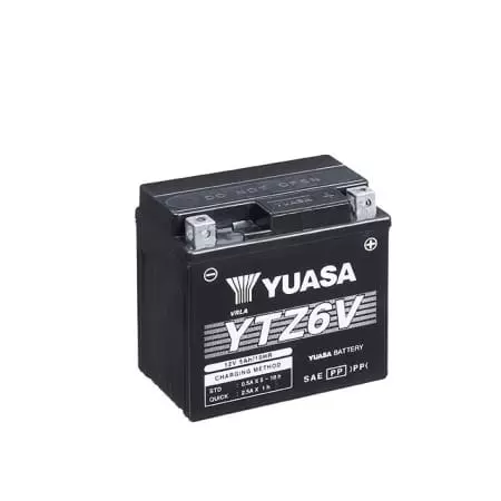 Batterie Yuasa YTZ6V 12V 5Ah - Prête À L'emploi - Électricité YUASA