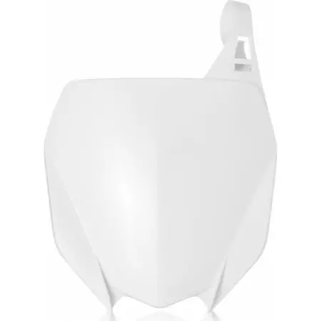 Plaque Numéro Avant Acerbis Yamaha YZF 450 2018 Blanc