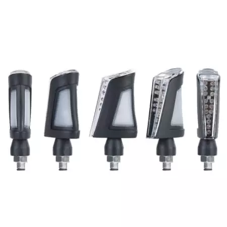 Clignotants Chaft Flight IN178 Noir Mat Transparent