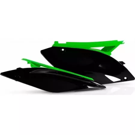 Caches Latéraux Acerbis Kawasaki KXF 250 2009-12 Noir Vert