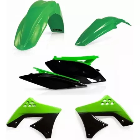 Kit Plastiques Acerbis Kawasaki KXF 250 2009-12 Origine Vert Noir