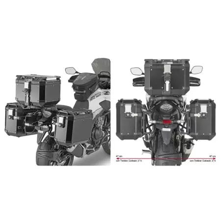 Supports Valises Givi PLO1171CAM Honda CB 500 X / NX 500