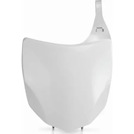 Plaque Numéro Avant Acerbis Kawasaki Blanc