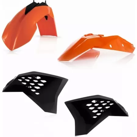 Kit Plastiques Acerbis KTM 2007 Origine Orange Noir
