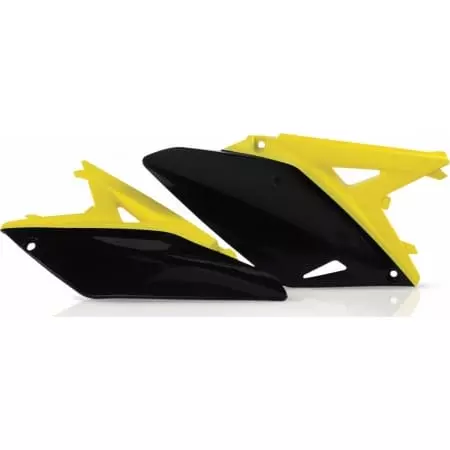 Caches Latéraux Acerbis Suzuki RMZ 250 2010-16 Jaune Noir