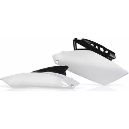 Caches Latéraux Acerbis Yamaha YZF 250 2010-12 Blanc Noir