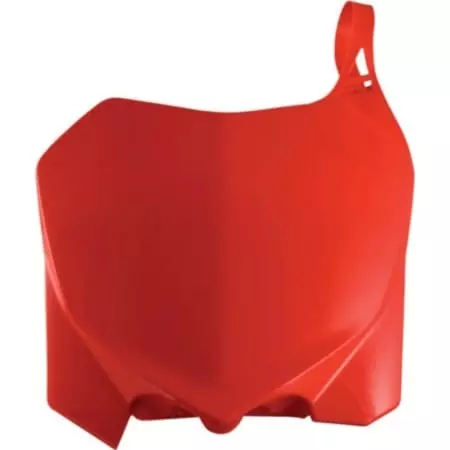 Plaque Numéro Avant Acerbis Honda Rouge