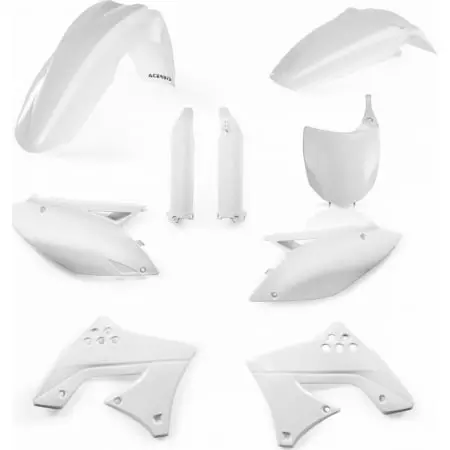 Kit Plastiques Complet Acerbis KXF 250 2009-12 Blanc