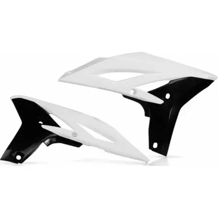 Ouïes De Radiateur Acerbis Yamaha YZF 250 2010-12 Blanc Noir