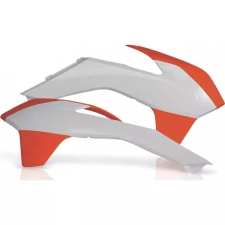 Ouïes De Radiateur Acerbis KTM SX/SX-F 2013 Orange Blanc
