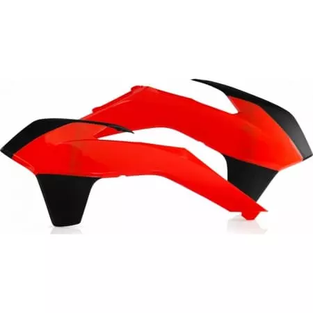 Ouïes De Radiateur Acerbis KTM SX/SX-F 2013 Orange Foncé Noir