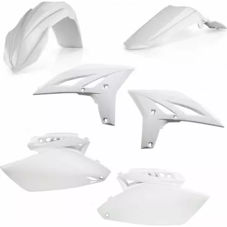 Kit Plastiques Acerbis Yamaha YZF 250 2010 Blanc