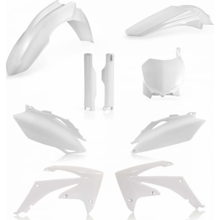Kit Plastiques Complet Acerbis Honda CRF250 R 2010 CRF 450 2009-10 Blanc