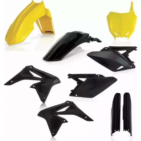 Kit Plastiques Complet Acerbis Suzuki RMZ 250 2010-12 Jaune Noir