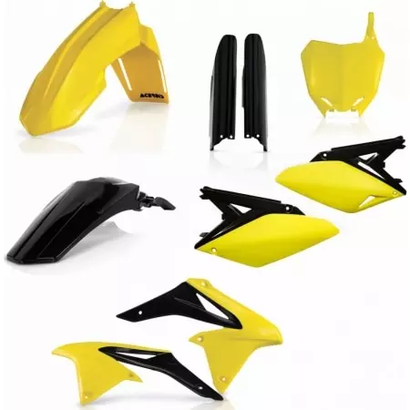 Kit Plastiques Complet Acerbis Suzuki RMZ 250 2010-12 Orange Flou