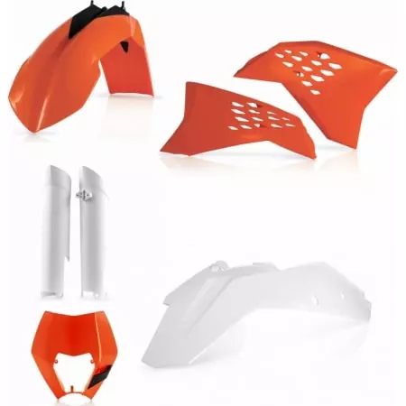 Kit Plastiques Complet Acerbis KTM EXC 2008-11 Orange 2
