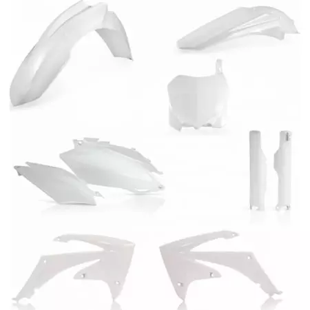 Kit Plastiques Complet Acerbis Honda 250/450 2011 Blanc
