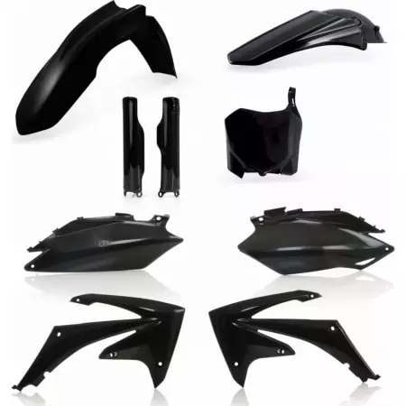 Kit Plastiques Complet Acerbis Honda 250/450 2011 Noir