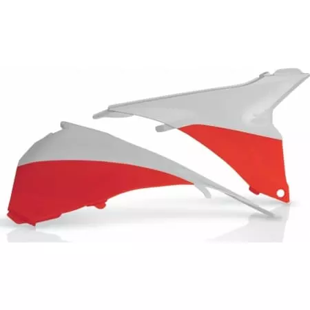 Cache Boîte À Air Acerbis KTM SX/SX-F Blanc Orange