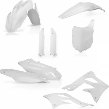 Kit Plastiques Complet Acerbis Kawasaki KXF 450 2013 Blanc