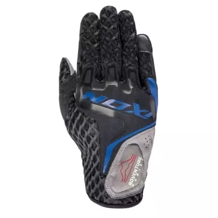 Gants Ixon Dirt Air Noir Anthracite Bleu