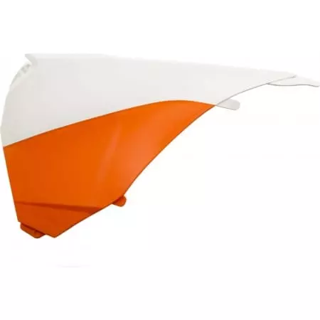 Caches Latéraux Acerbis KTM EXC/EXC-F 2014 Orange Blanc 016