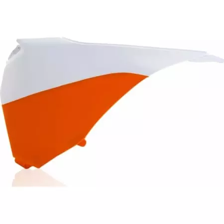 Caches Latéraux Acerbis KTM EXC/EXC-F 2014 Orange Blanc