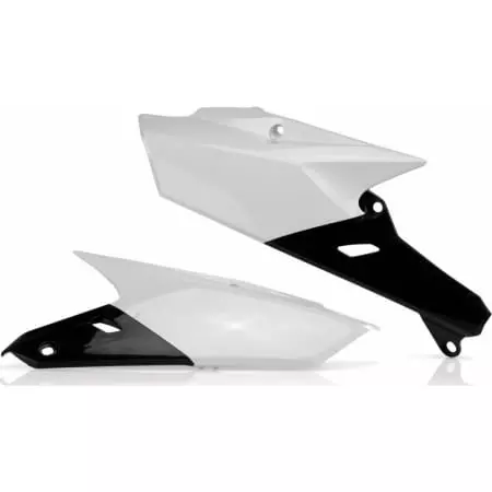 Caches Latéraux Acerbis Yamaha YZF 125/250 2014 Blanc Noir