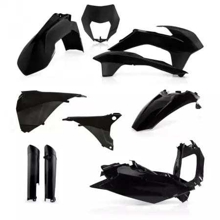Kit Plastiques Complet Acerbis KTM EXC EXC-F 2014 Noir