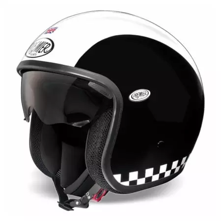 Casque Premier Vintage Retro Anniversary Noir Blanc