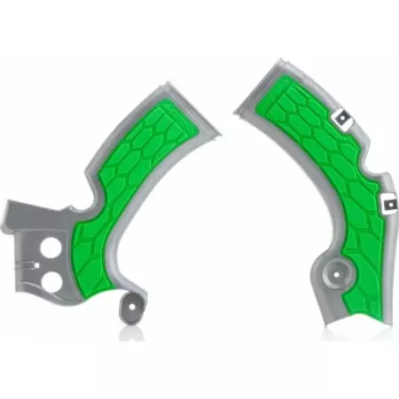 Protections De Cadre Acerbis X-Grip Kawasaki KXF Vert