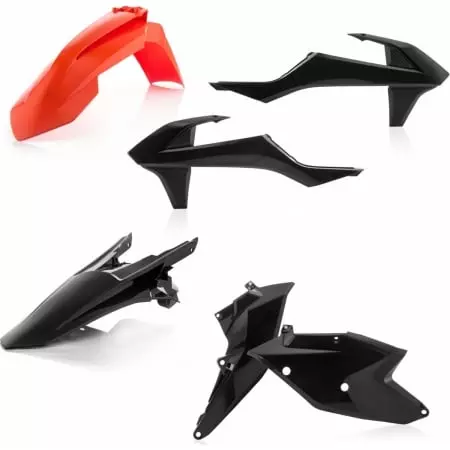 Kit Plastiques Acerbis KTM SX/SX-F 2016 Noir Orange