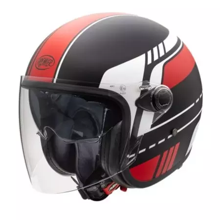 Casque Premier Vangarde BL92 BM Noir Mat Rouge
