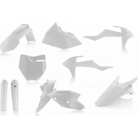 Kit Plastiques Complet Acerbis KTM Blanc