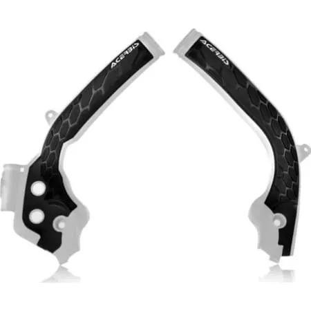 Protections De Cadre Acerbis X-Grip KTM SX/SX-F 2016 Blanc