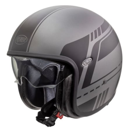 Casque Premier Vintage BL17 BM Noir Gris Mat