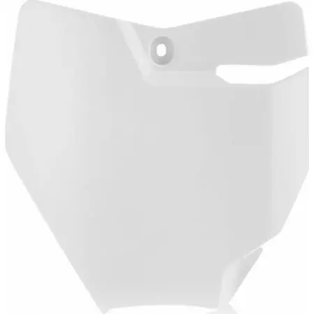 Plaque Numéro Avant Acerbis KTM SX 65 2016 Blanc