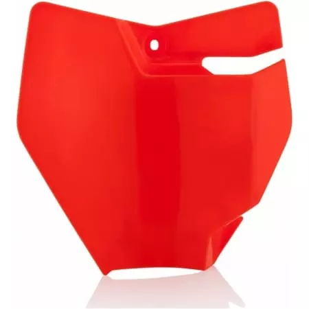 Plaque Numéro Avant Acerbis KTM SX 65 2016 Orange Flou