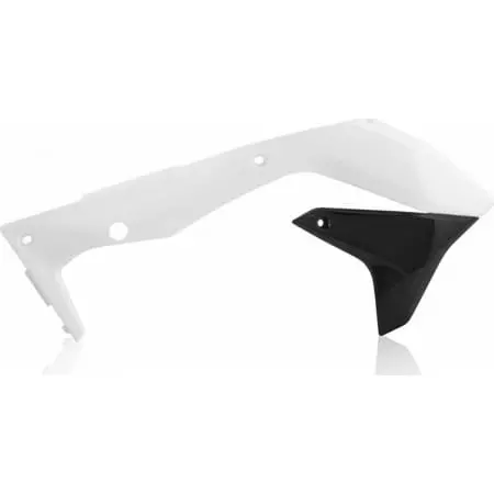 Ouïes De Radiateur Acerbis Kawasaki KXF 450 2016 Blanc Noir