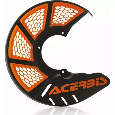 Protège-Disque De Frein Acerbis X-Brake 245mm Noir Orange