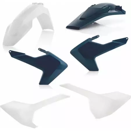 Kit Plastiques Acerbis Husqvarna TC/FC Origine Blanc Bleu