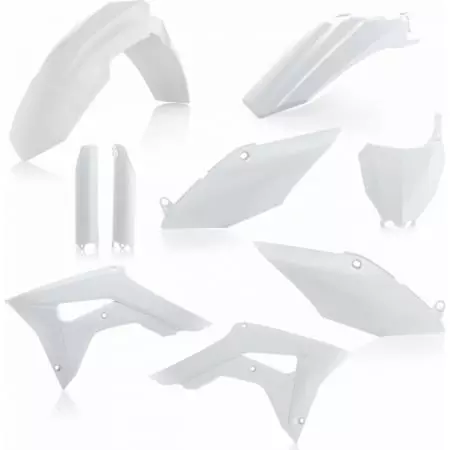 Kit Plastiques Complet Acerbis Honda CRF450R 2017 Blanc