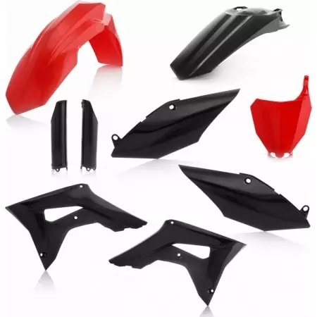 Kit Plastiques Complet Acerbis Honda CRF450R 2017 Rouge Noir