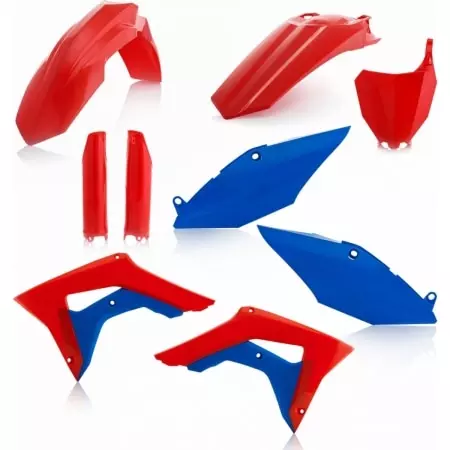 Kit Plastiques Complet Acerbis Honda CRF450R 2017 Rouge Bleu