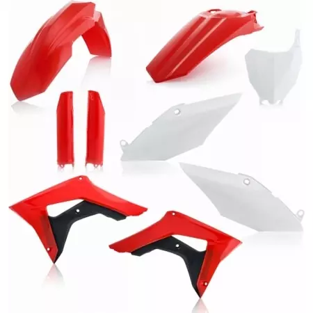 Kit Plastiques Complet Acerbis Honda CRF450R 2017 Origine Rouge Noir