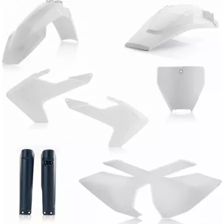 Kit Plastiques Complet Acerbis Husqvarna TC 250 2016 Replica 017 Blanc Bleu