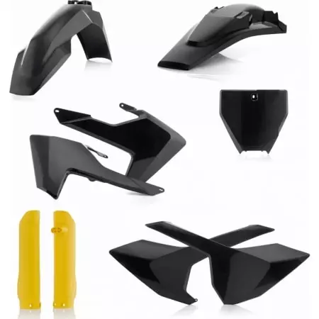 Kit Plastiques Complet Acerbis Husqvarna TC 250 2016 Noir Jaune