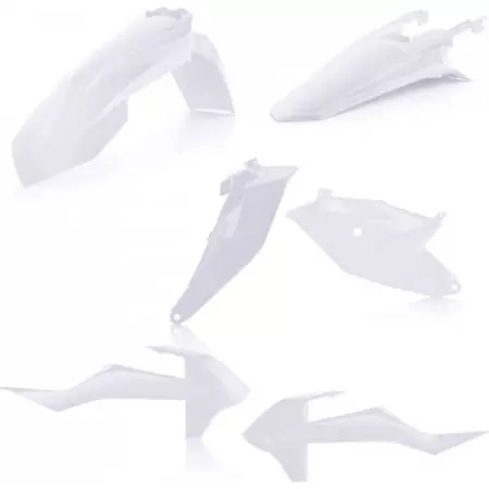Kit Plastiques Acerbis KTM SX 85 2018 Blanc Nacré